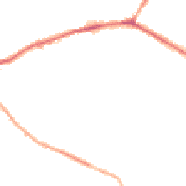 Night-time road noise heatmap for WF16 0BN