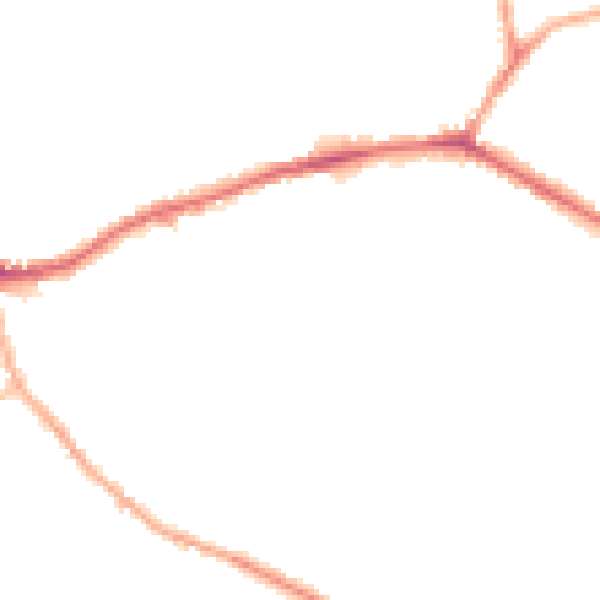 Night-time road noise heatmap for WF16 0BS