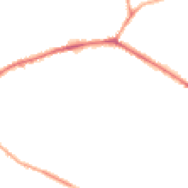 Night-time road noise heatmap for WF16 0BU