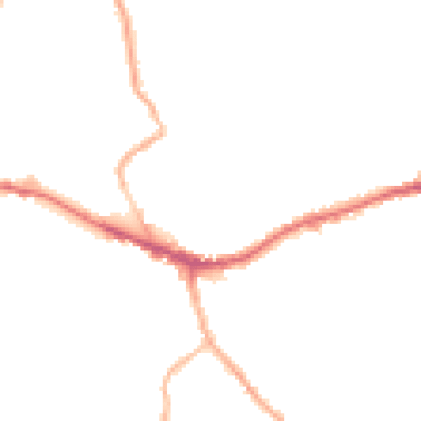 Night-time road noise heatmap for WF16 9DY