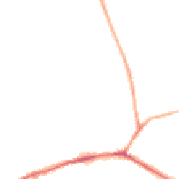 Night-time road noise heatmap for WF16 9LA