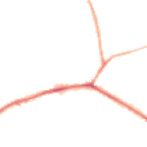 Night-time road noise heatmap for WF16 9LY