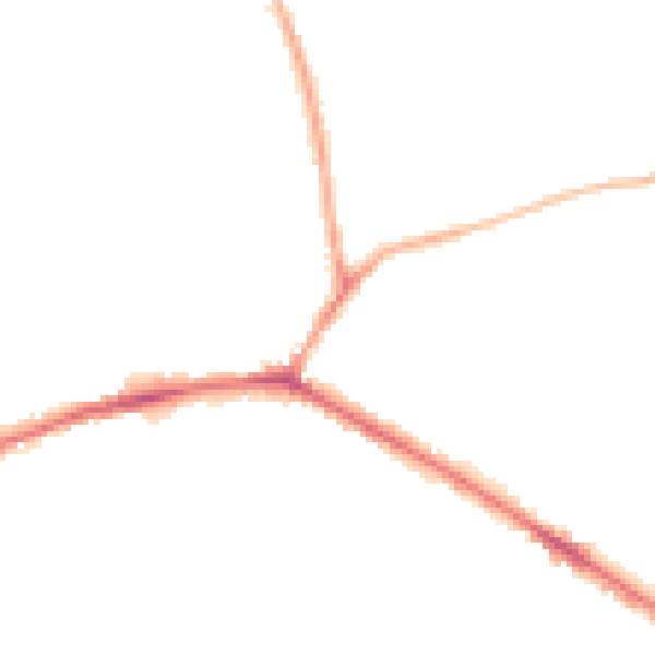 Night-time road noise heatmap for WF16 9NB