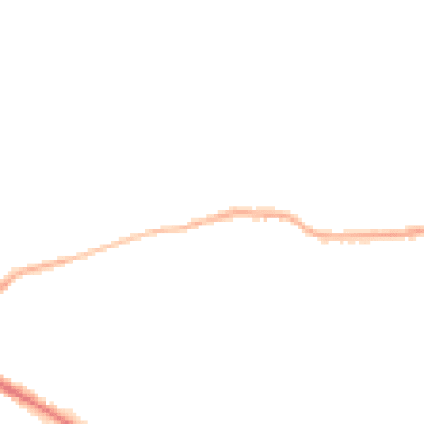 Night-time road noise heatmap for WF17 7HQ