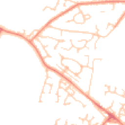 Daytime road noise heatmap for WF2 0BN