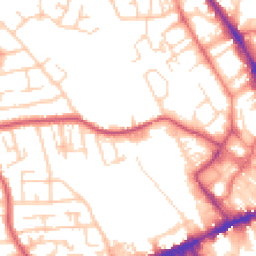 Daytime road noise heatmap for WF2 0DF