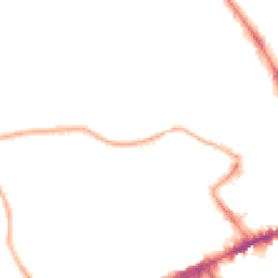 Night-time road noise heatmap for WF2 0DF