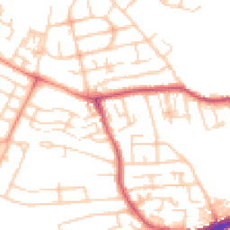 Daytime road noise heatmap for WF2 0DR