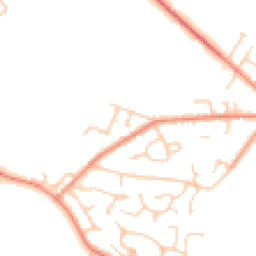 Daytime road noise heatmap for WF2 0FS