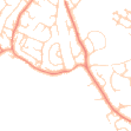 Daytime road noise heatmap for WF2 0HS