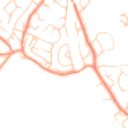 Daytime road noise heatmap for WF2 0HU