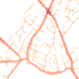 Daytime road noise heatmap for WF2 0JX