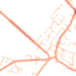 Daytime road noise heatmap for WF2 0QE