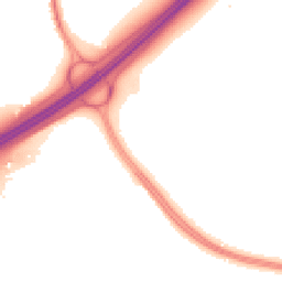 Night-time road noise heatmap for WF2 0QP