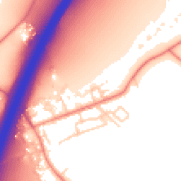 Daytime road noise heatmap for WF2 0RP