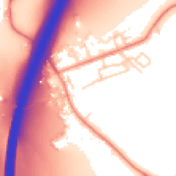 Daytime road noise heatmap for WF2 0RQ