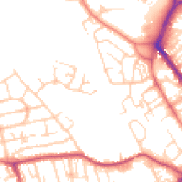 Daytime road noise heatmap for WF2 0UF