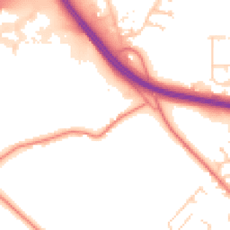 Daytime road noise heatmap for WF2 0UG