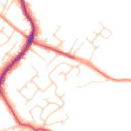 Daytime road noise heatmap for WF2 6EY