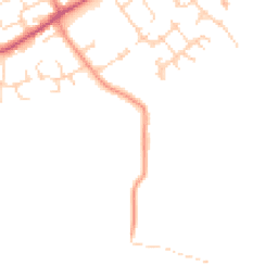 Daytime road noise heatmap for WF2 6JX