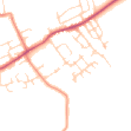 Daytime road noise heatmap for WF2 6PU