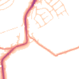 Daytime road noise heatmap for WF2 6QA