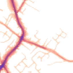 Daytime road noise heatmap for WF2 6QX