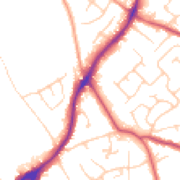 Daytime road noise heatmap for WF2 6RB