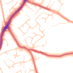 Daytime road noise heatmap for WF2 6RF