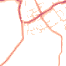 Daytime road noise heatmap for WF2 6TF