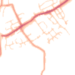 Daytime road noise heatmap for WF2 6TN