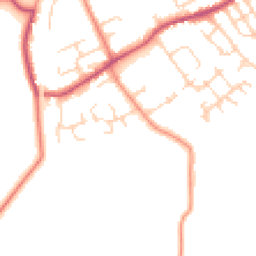 Daytime road noise heatmap for WF2 6TQ