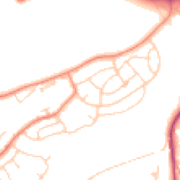Daytime road noise heatmap for WF2 7HA
