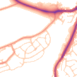 Daytime road noise heatmap for WF2 7HW