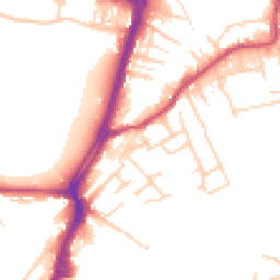 Daytime road noise heatmap for WF2 7RS