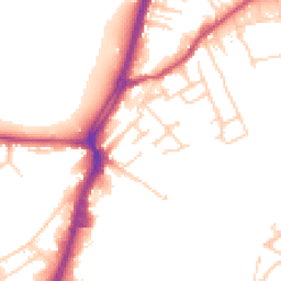 Daytime road noise heatmap for WF2 7SE