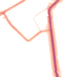 Daytime road noise heatmap for WF2 7SR