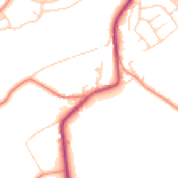 Daytime road noise heatmap for WF2 7SX