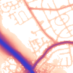 Daytime road noise heatmap for WF2 8FB
