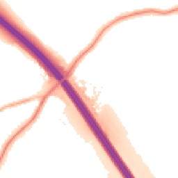 Night-time road noise heatmap for WF2 8LP