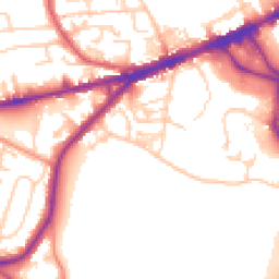 Daytime road noise heatmap for WF2 8WJ