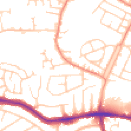 Daytime road noise heatmap for WF2 9JE