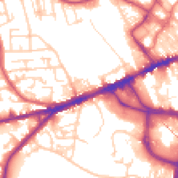 Daytime road noise heatmap for WF2 9RP