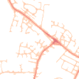 Daytime road noise heatmap for WF2 9UA