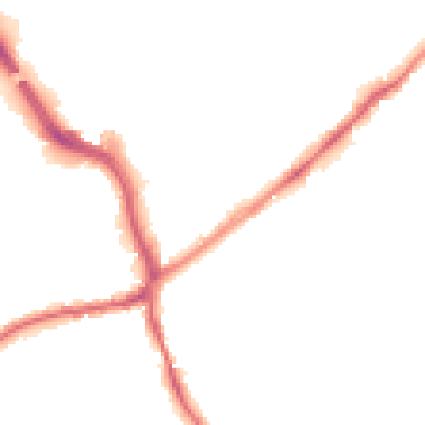 Night-time road noise heatmap for WF8 1LL