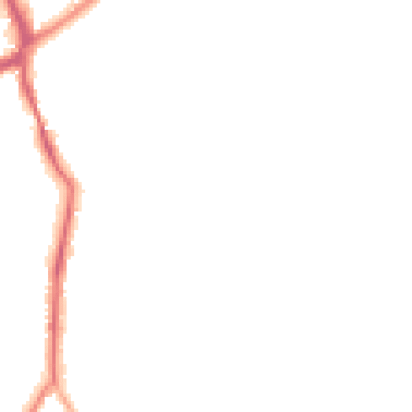 Night-time road noise heatmap for WF8 2SJ