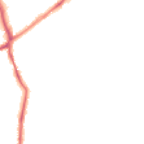 Night-time road noise heatmap for WF8 2SW