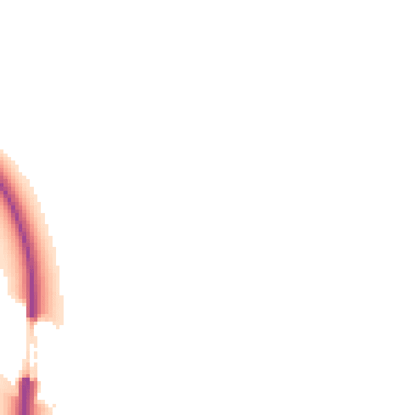Night-time road noise heatmap for WF8 3FN