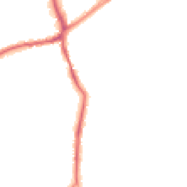 Night-time road noise heatmap for WF8 3NA