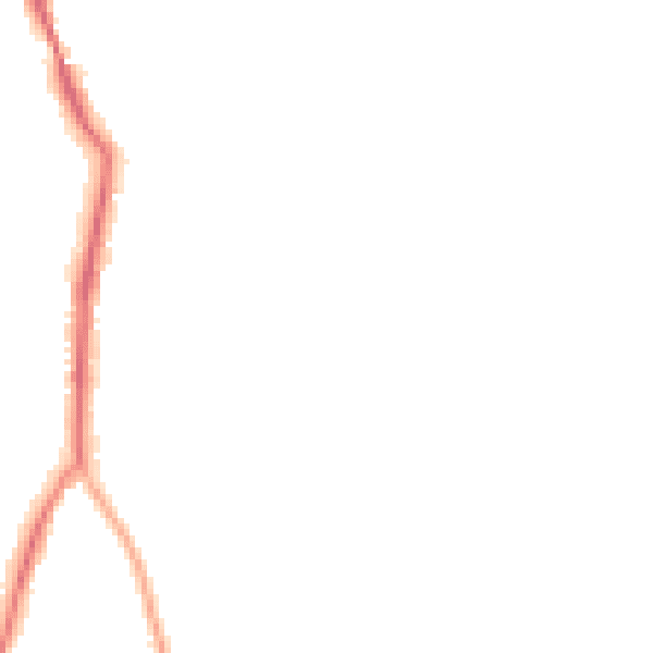 Night-time road noise heatmap for WF8 3NE